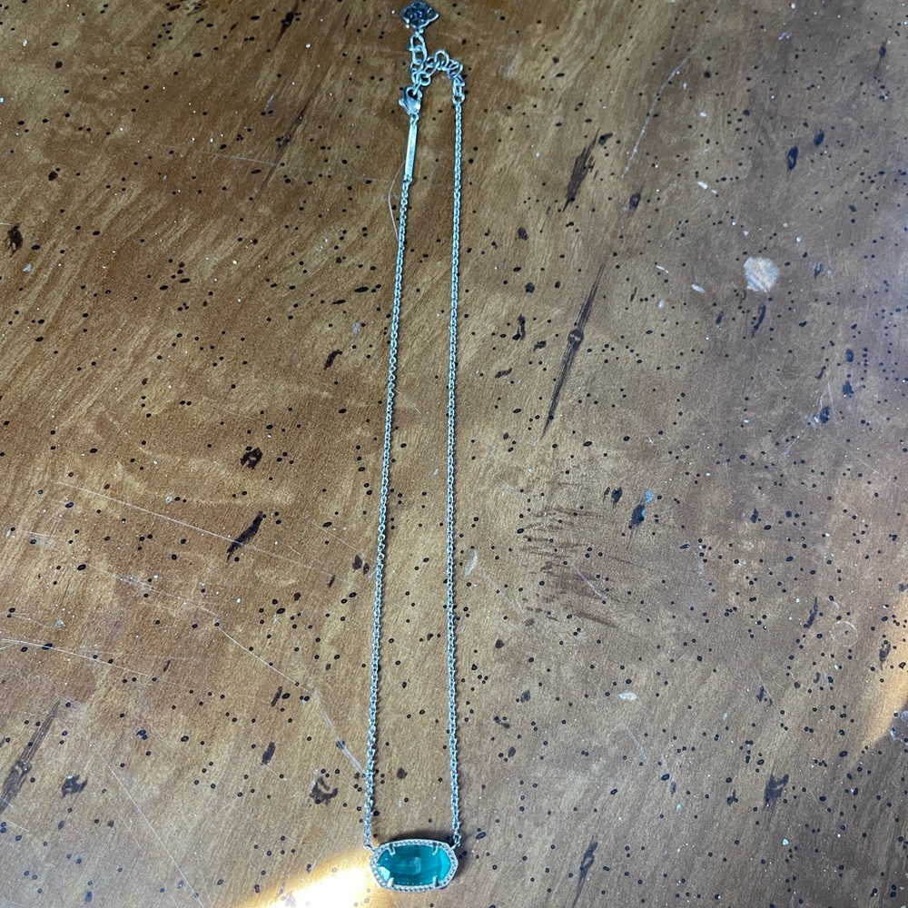 Kendra Scott Emerald Green Necklace